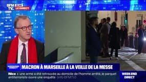 Macron à Marseille à la veille de la messe - 22/09