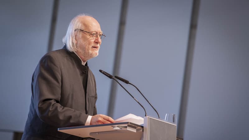 L'écrivain hongrois Laszlo Krasznahorkai le 26 juillet 2021 en Autriche.