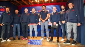 Le staff du XV de France en 2019.
