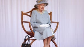 La reine d'Angleterre Elizabeth II, le 12 juin 2021 à Windsor