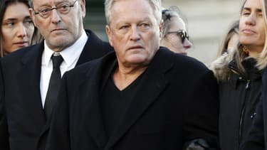 André Boudou lors de l'hommage national à Johnny Hallyday