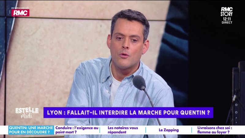 Marche pour Quentin : "Il n'y a pas une seule manifestation, en France, qui se déroule sans accroc", déplore Baptiste des Monstiers