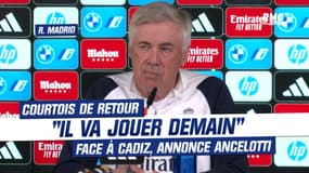 Real Madrid "Il va jouer demain", Ancelotti annonce le retour de Courtois après sa longue blessure