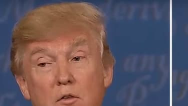 Donald Trump et Hillary Clinton durant le troisième débat.