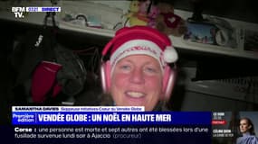 Vendée Globe: même en pleine course et en pleine mer, la skippeuse Samantha Davies a ouvert ses cadeaux de Noël 