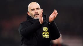 Enzo Maresca avec Leicester le 27 février 2024