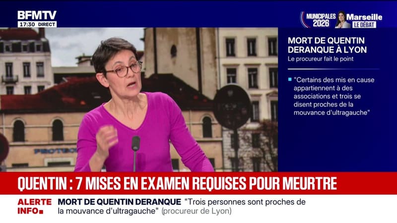Mort de Quentin Deranque: "L'ensemble du monde politique voit l'occasion rêvée de faire la peau à Jean-Luc Mélenchon et à LFI", assure Nathalie Arthaud