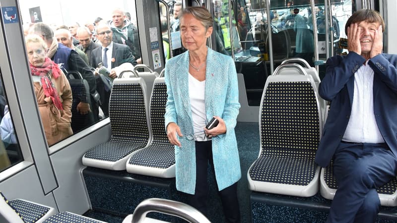 Élisabeth Borne, ministre des Transports, et Nicolas Hulot, ministre de la Transition écologique et solidaire.