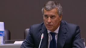 Jérôme Cahuzac, lors d'une audition devant la commission parlementaire.