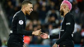 Kylian Mbappé et Neymar