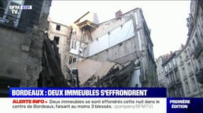 Bordeaux: deux immeubles de trois étages se sont effondrés