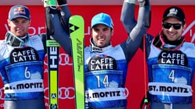 Alexis Pinturault, Thomas Fanara et Mathieu Faivre