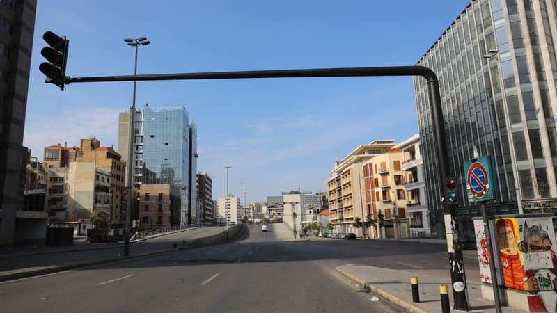 La capitale Libanaise déserte après le verrouillage du pays - 14 novembre 2020 -