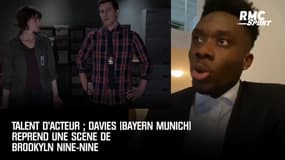Talent d'acteur : Davies (Bayern Munich) reprend une scène de Brookyln Nine-Nine