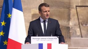 Emmanuel Macron: "Les combats de Simone Veil ne sont pas des victoires acquises pour toujours"