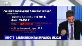 Impôts : barème indexé à l'inflation en 2023 - 08/06