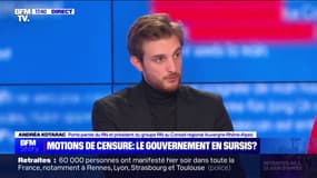 Andréa Kotarac: "À chaque fois qu'il y aura une motion de censure, nous voterons pour"