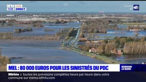 Métropole européenne de Lille: 80.000 euros pour les sinistrés des inondations du Pas-de-Calais