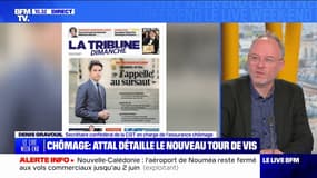 Chômage: "C'est la réforme la plus violente que le gouvernement ait faite sur l'assurance-chômage", déclare Denis Gravouil, secrétaire confédéral de la CGT, en charge de l'assurance-chômage