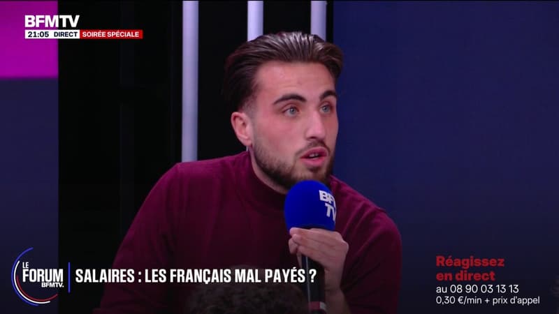 FORUM BFM - "En France, quand vous réussissez, vous êtes pendus à la vindicte populaire", explique Valentin, 24 ans, entrepreneur
