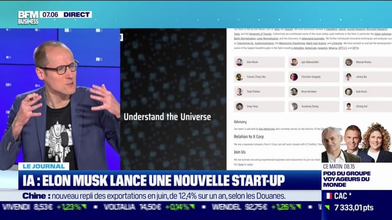 IA: Elon Musk lance une startup pour contrer ChatGPT