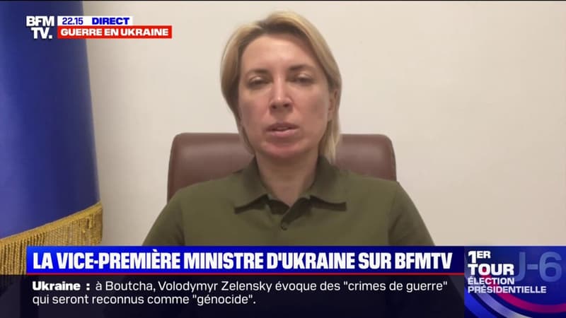 La vice-Première ministre d'Ukraine pointe 