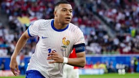 Kylian Mbappé lors de France-Autriche le 17 juin 2024