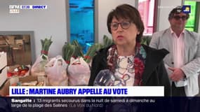 Municipales à Lille: Martine Aubry estime que les Lillois ont besoin d'une maire avec "de l'expérience"