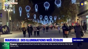 Marseille: des décorations de Noël lumineuses écologiques