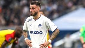 Jonathan Clauss lors du match Om-Lens, octobre 2022