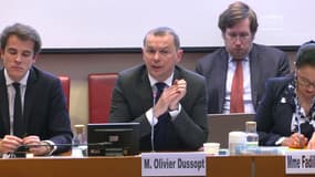 Olivier Dussopt interrogé à l'Assemblée nationale le 23 janvier 