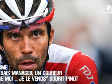 Cyclisme : "Je serais manager, un coureur comme moi ... je le vends" sourit Pinot