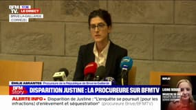 Brive: "Le sac à main de Justine Vayrac a été découvert calciné à proximité du domicile du gardé à vue", selon la procureure
