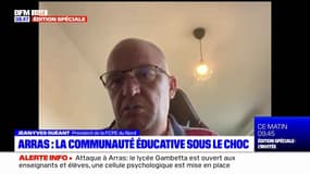 "On est dans l'incompréhension": le président de la FCPE du Nord réagit après l'attaque au couteau à Arras