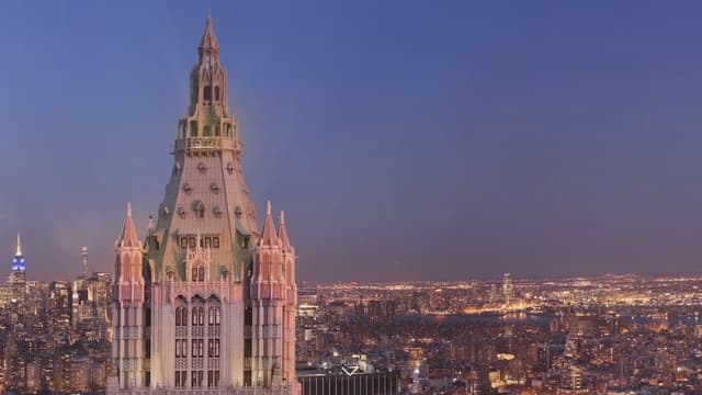 Un appartement au sommet du Woolworth Building est à vendre.