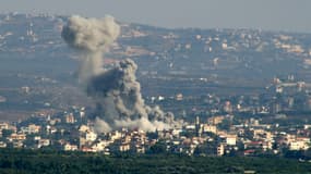 Le sud du Liban et la ville de Tyr bombardés par Israël, le 29 septembre 2024