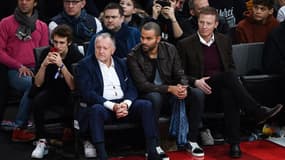 Jean-Michel Aulas et Tony Parker