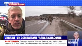 "La cause ukrainienne c'est la cause de la liberté": un combattant français témoigne sur BFMTV 