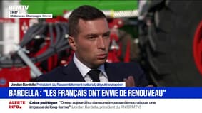 Crise politique: "Nous pouvons gagner la prochaine élection présidentielle", estime Jordan Bardella, président du RN