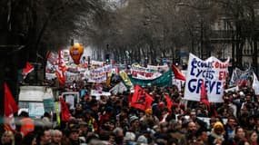 La manifestation parisienne du jeudi 9 janvier 