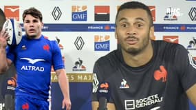 XV de France : "Un rôle fait pour lui" Matthis Lebel encense le capitaine Antoine Dupont