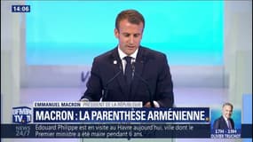 En déplacement en Arménie, Emmanuel Macron salue la mémoire de Charles Aznavour