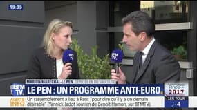 Présidentielle: "Marine Le Pen est la seule présidence potentielle qui sera un rempart face à tous les ennemis de notre nation", Marion Maréchal-Le Pen
