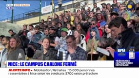 Grève du 28 mars: le campus Carlone fermé à Nice, après des tensions 