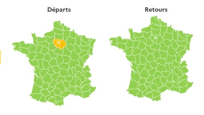 Ce vendredi 24 février est classé orange dans le sens des départs en Ile-de-France.