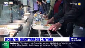 Île-de-France: les tarifs des cantines gelés dans les lycées pour la moitié des familles