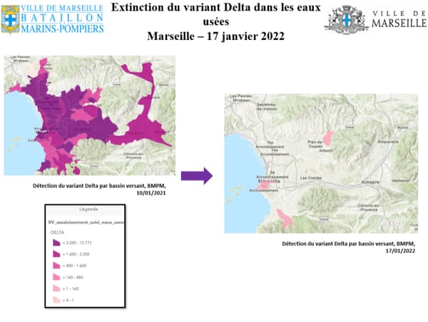 Le variant Delta semble avoir pratiquement disparu des eaux usées de Marseille ces derniers jours.