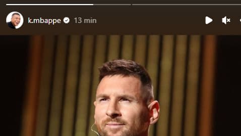 "Tu le mérites", le message de Mbappé à Messi