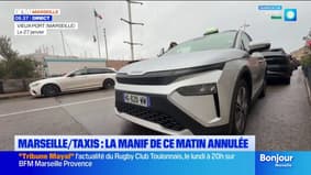 Marseille / Taxis : la manif de ce matin annulée