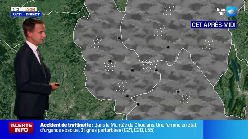 Météo à Lyon: un ciel gris et pluvieux ce mardi 1er octobre, jusqu'à 18°C à Lyon (1/1)